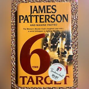 The 6th Target First Edition Hardcover by James Patterson